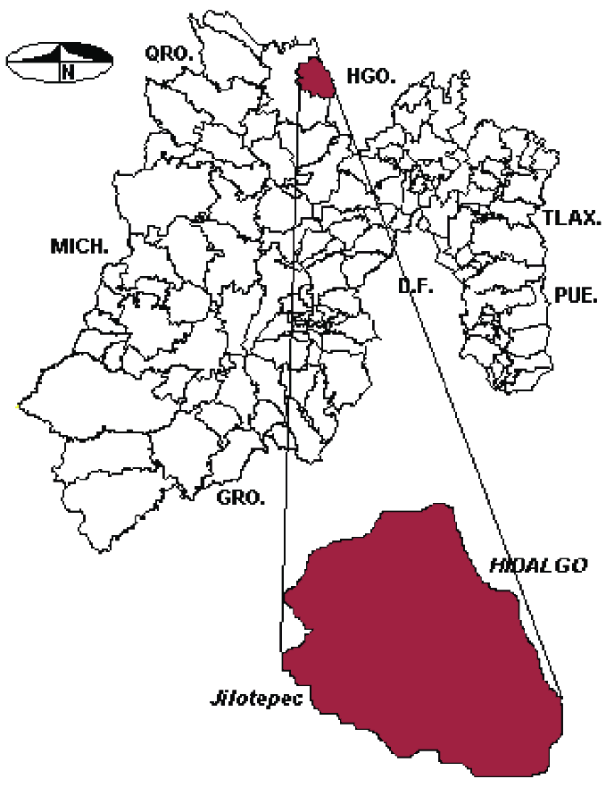 Mapa de Soyaniquilpan