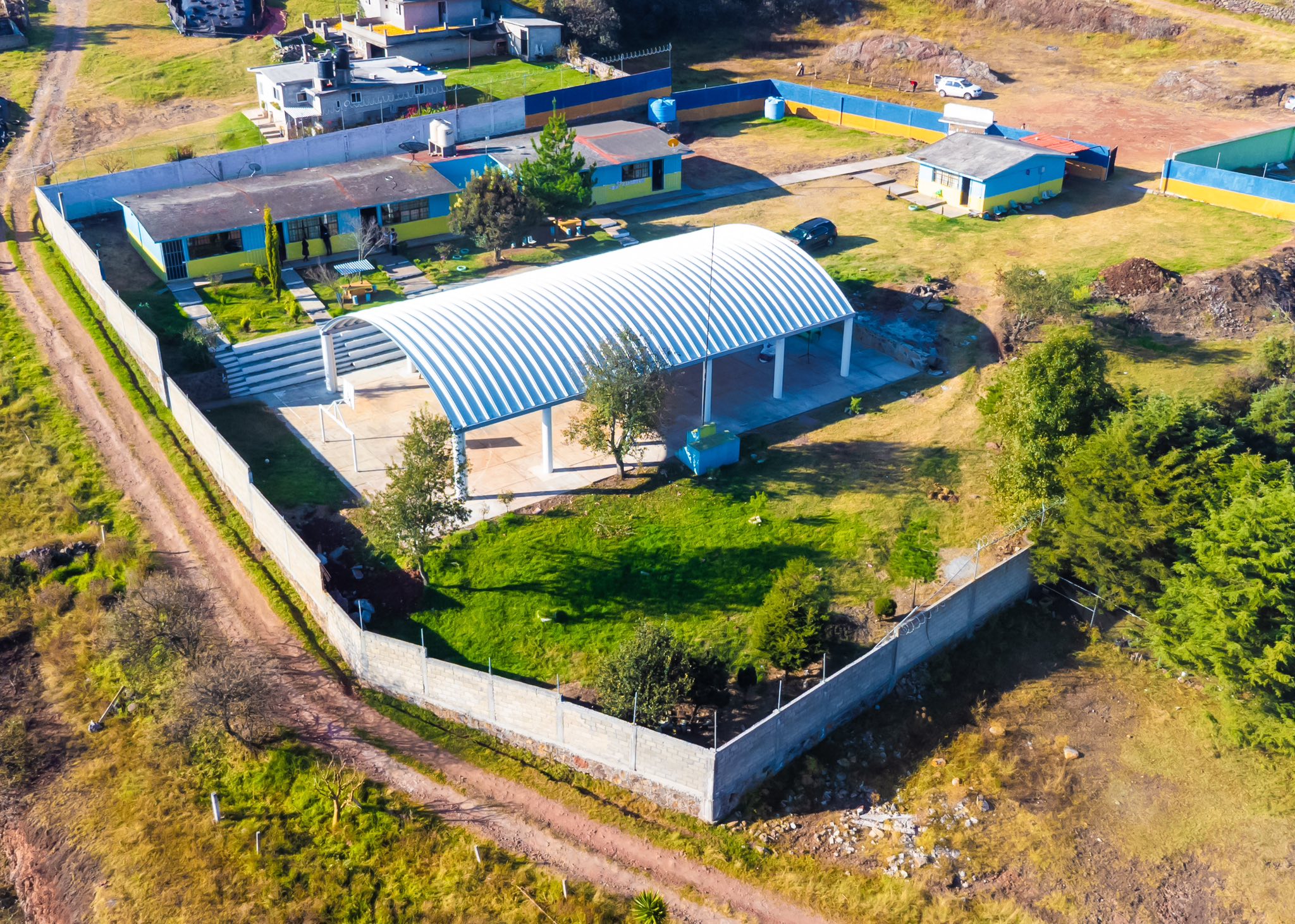 Inauguración de obra: Arcotecho para Telesecundaria Francisco Villa